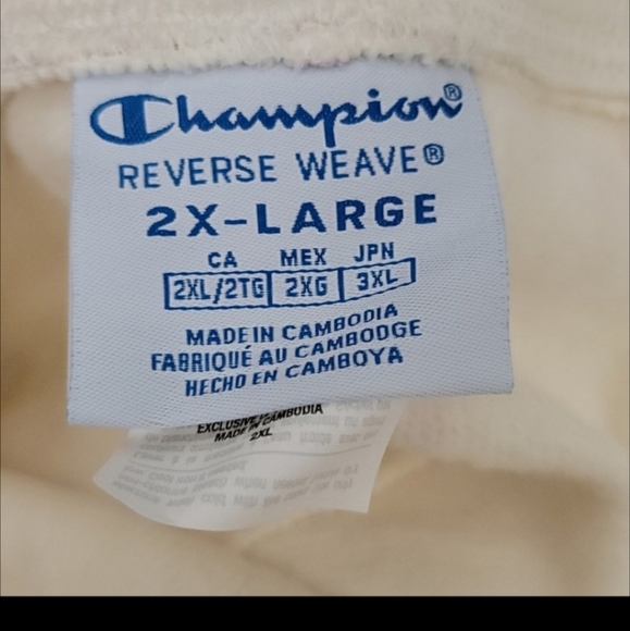 Champion Plus Size Reverse Weave Logo Joggers Size 2X - Picture 5 of 8